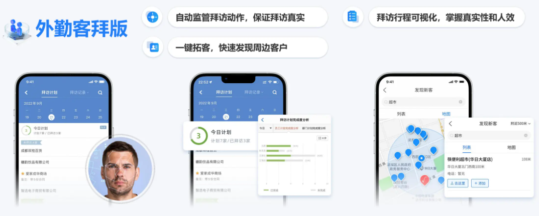 智能线路规划与拓客功能