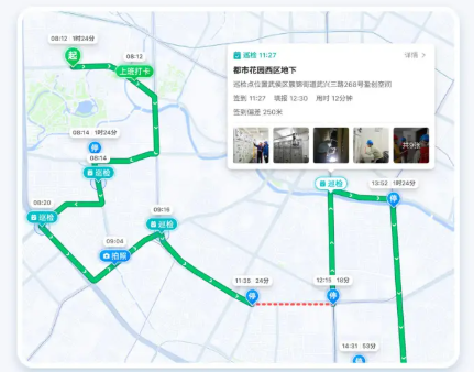 小步外勤林业巡查水印相机示例