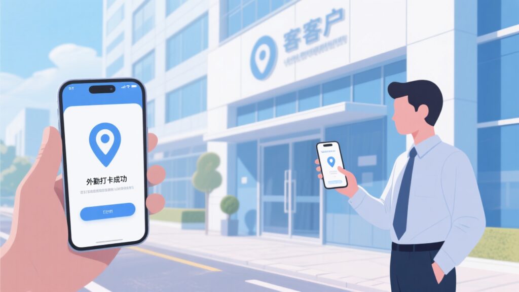 什么是业务员外勤打卡制度？用最简单的话解释复杂的管理工具