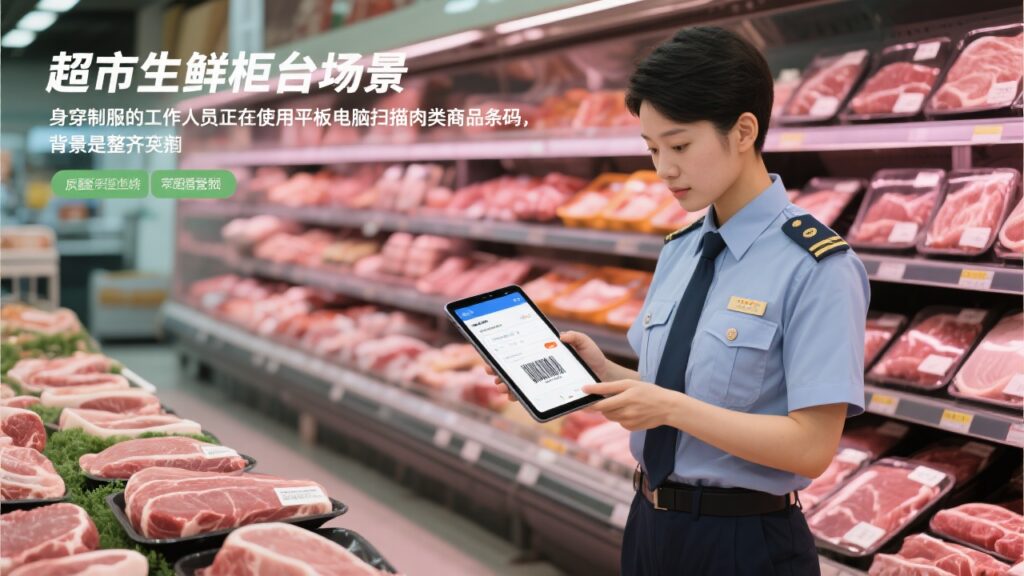 肉类制品渠道管控：外勤软件提升生鲜柜台管理与退换货效率