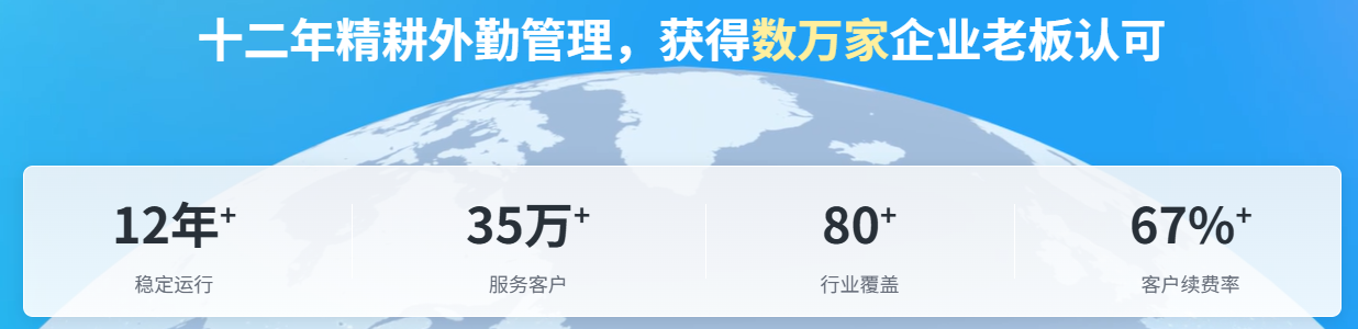 小步外勤销售管理数据看板