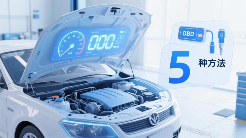 汽车公里数怎么查？真实里程数的5种核心方法