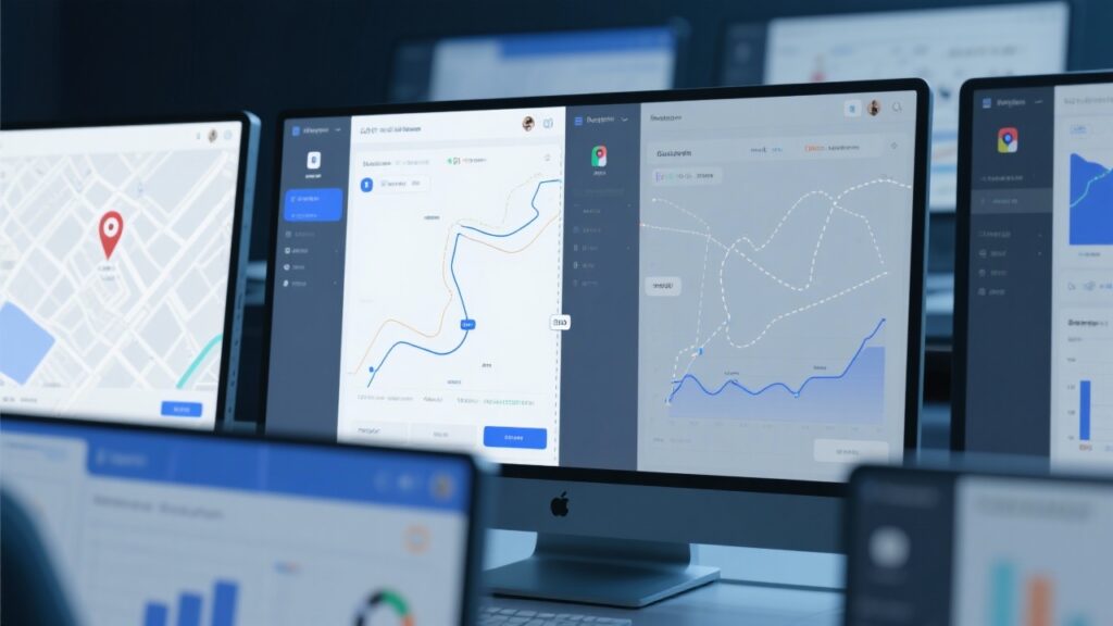 不同软件中轨迹记录功能的差异与对比分析