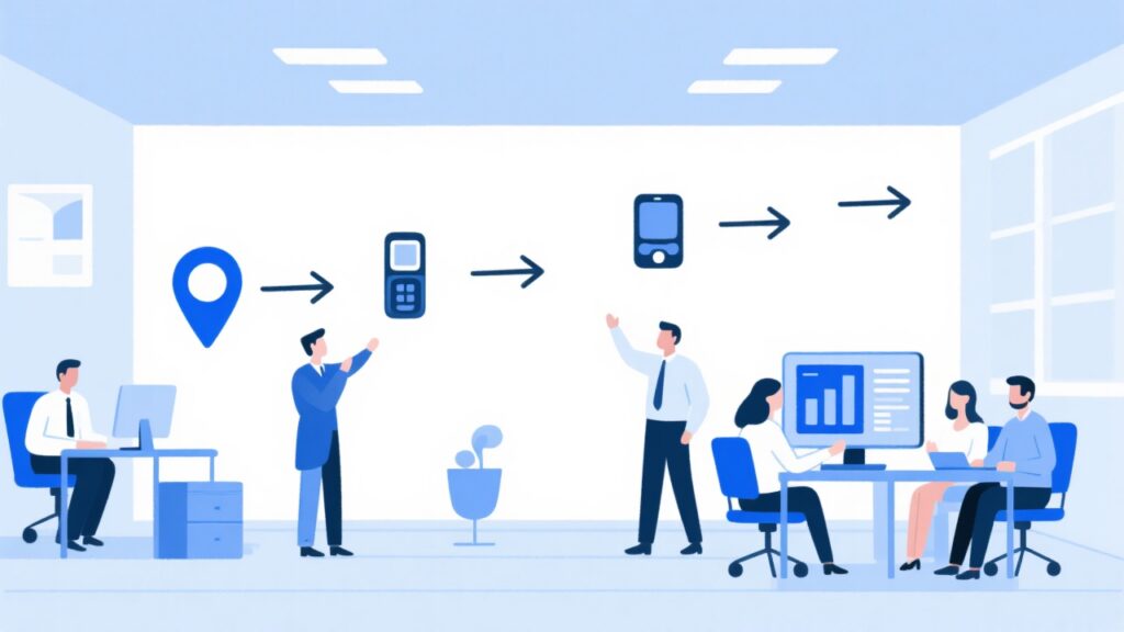 给员工定位的流程怎么运行？步骤拆解