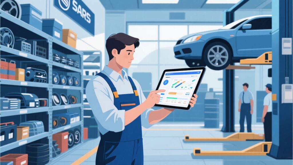 汽配渠道精耕：外勤软件助力厂家深入 4S 店与修理厂，提升渗透率