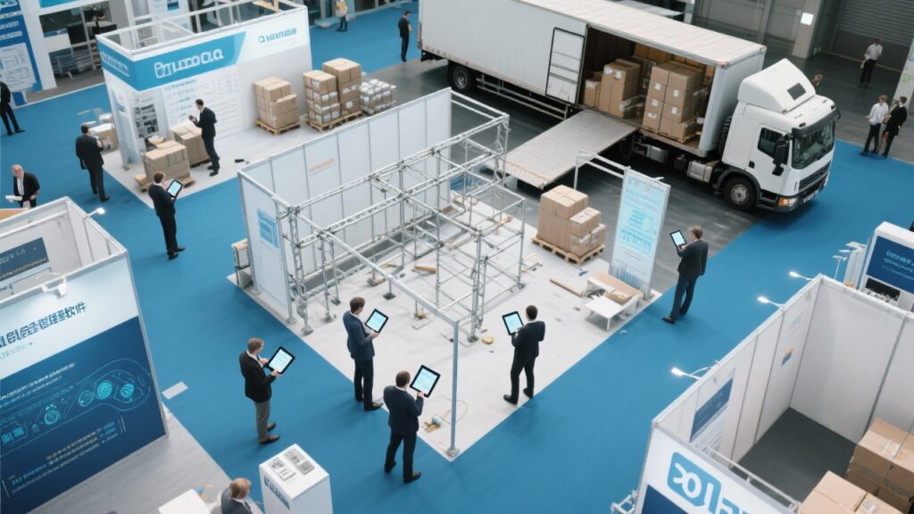 展会执行不掉链：外勤软件管理布展进度、人员签到与物料流转