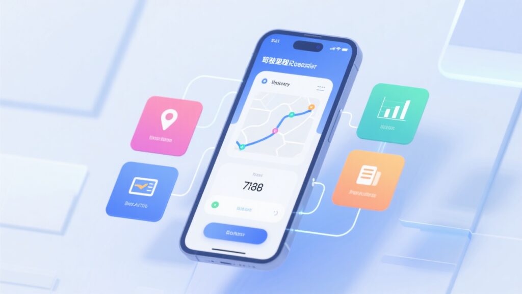 记录行驶里程的软件的组成：核心功能模块拆解