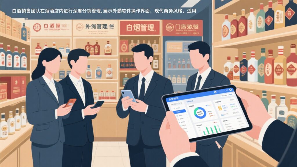 抢回餐饮渠道：白酒行业外勤软件，核心烟酒店深度分销管理