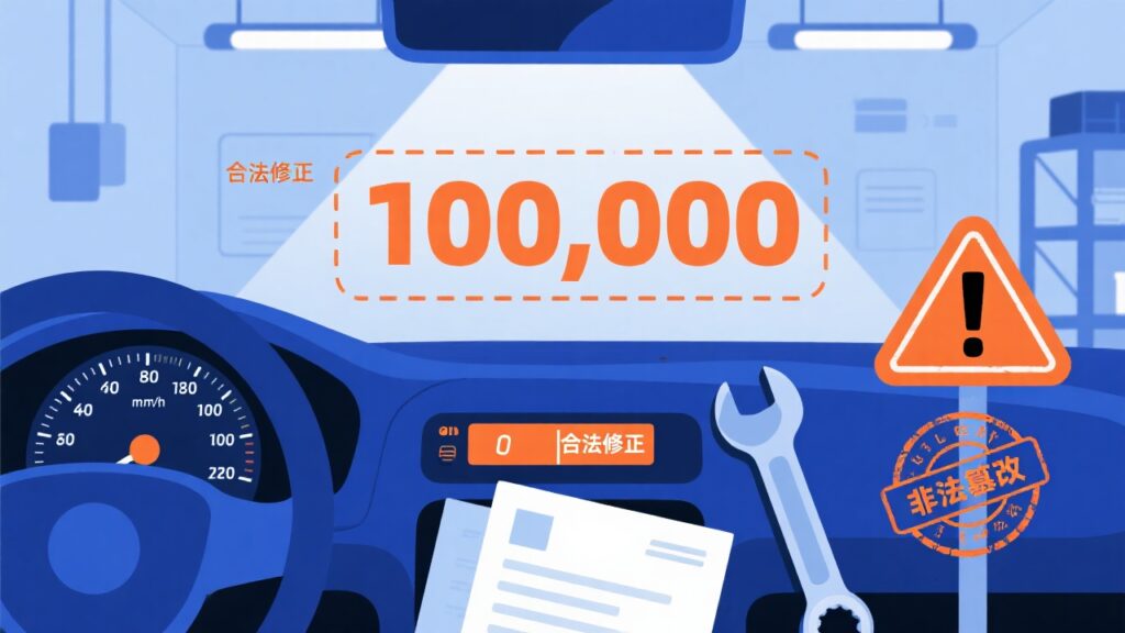 什么是车辆公里数修正？合法与非法的界限在哪