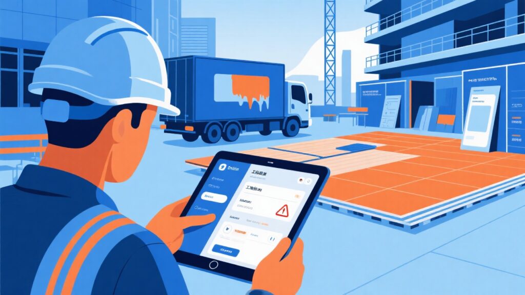 涂料地板行业外勤软件：工地报备防撞单，渠道经理巡店标准化