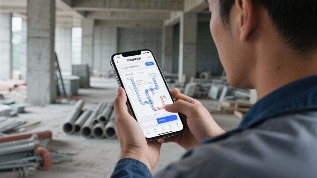 建材下沉怎么做？管道开关行业外勤软件，深耕水电工与工地资源
