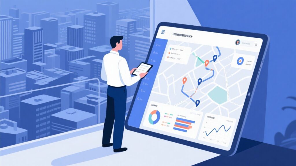 有哪些类型的销售拜访线路软件？盘点市场常见功能与组成