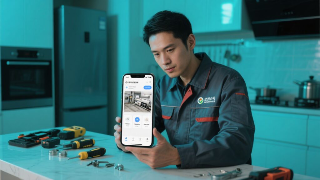 师傅好不好管？家电售后外勤软件：拍照水印上传，结算有据可查