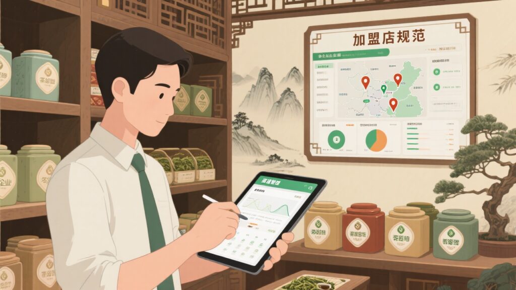 茶叶渠道精耕：外勤软件助力茶企管理加盟店、专柜与市场秩序