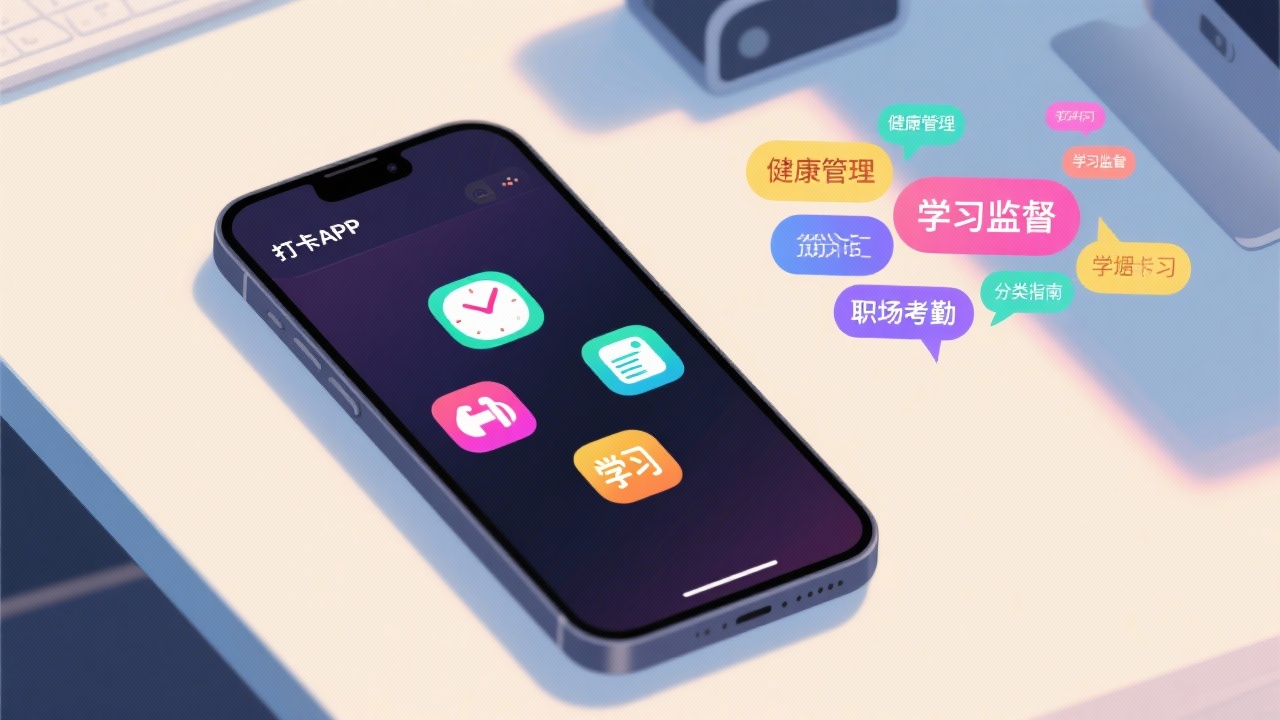 打卡app的分类标准有哪些?按功能场景划分类型