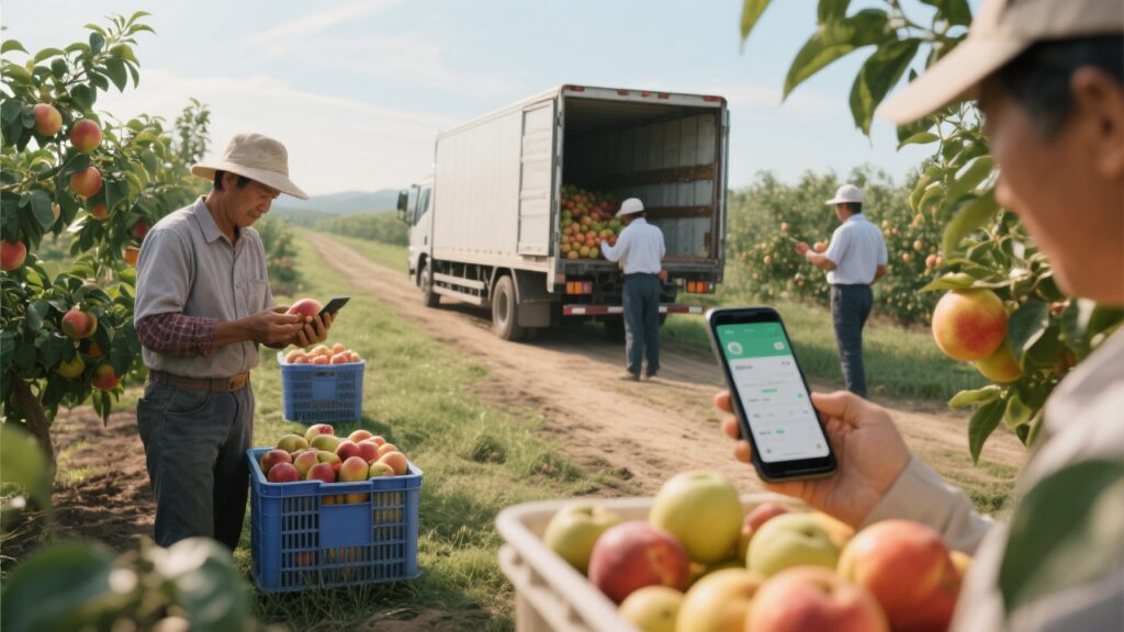 产地直采怎么控？农产品外勤软件：解决寻源、品控、调度三大难题