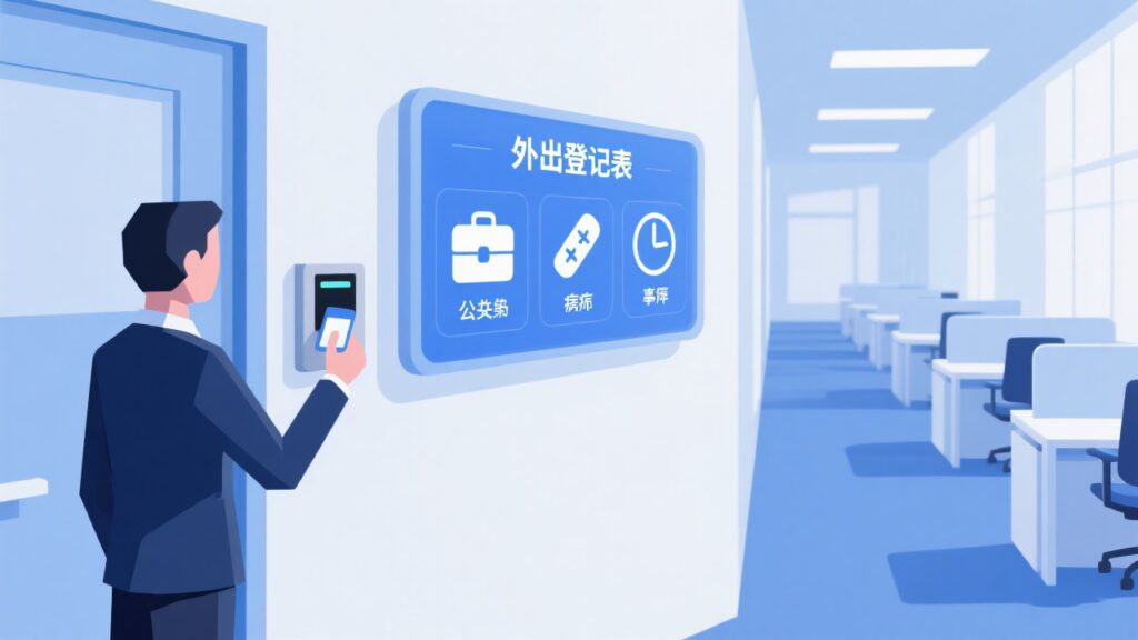 员工上班期间外出制度有哪些类型？盘点常见分类与适用场景