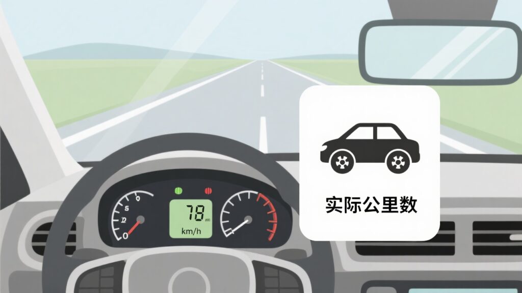 什么是车辆实际公里数？与仪表盘数字的区别解析