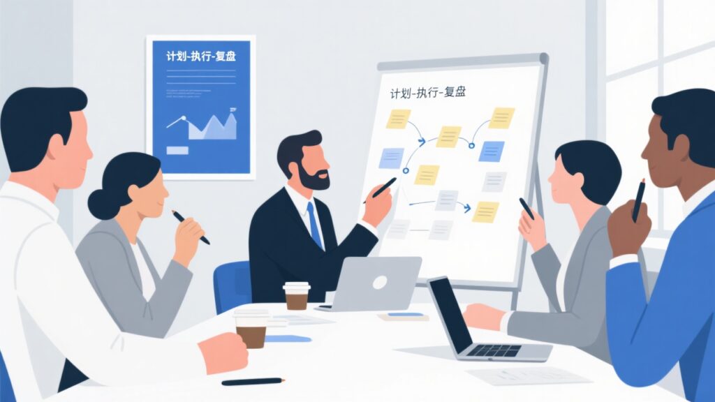 管理团队和员工的流程怎么运行？从计划到复盘的步骤拆解