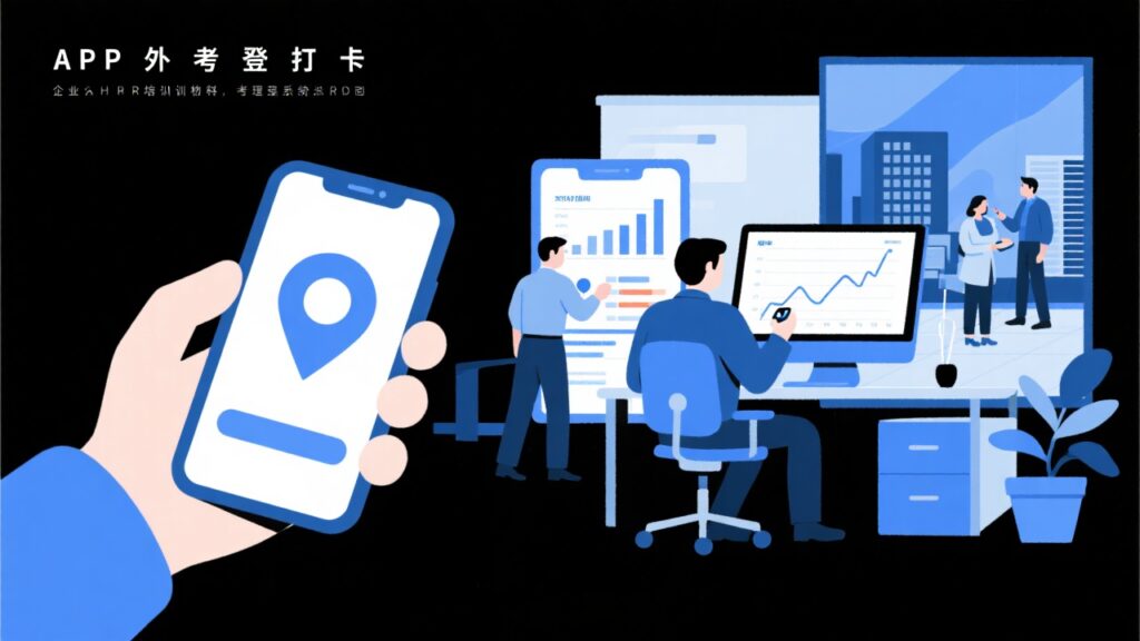 外勤员工考勤管理怎么运行？从打卡到数据统计的完整流程