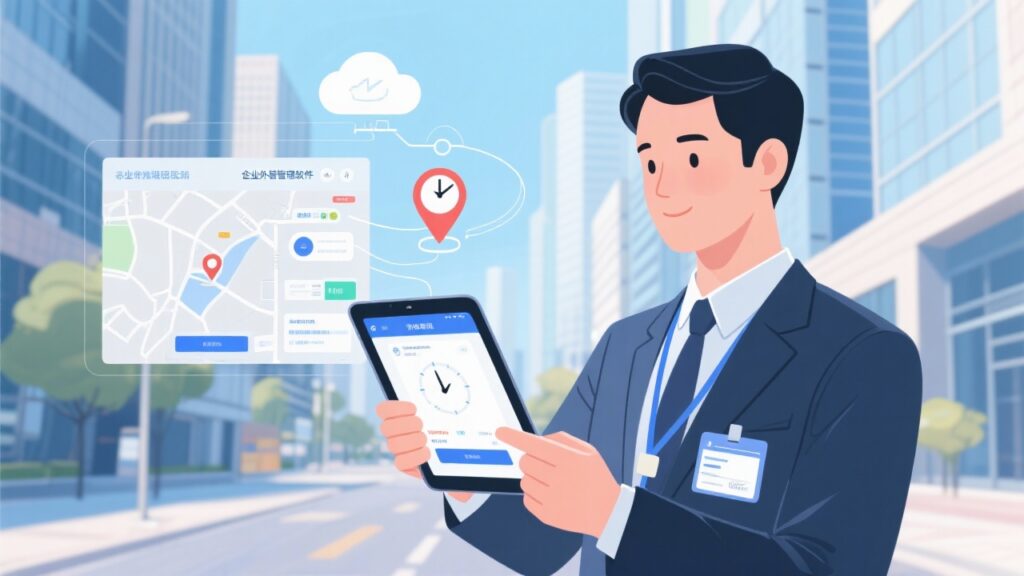 外勤业务员考勤管理的流程怎么运行？完整步骤拆解