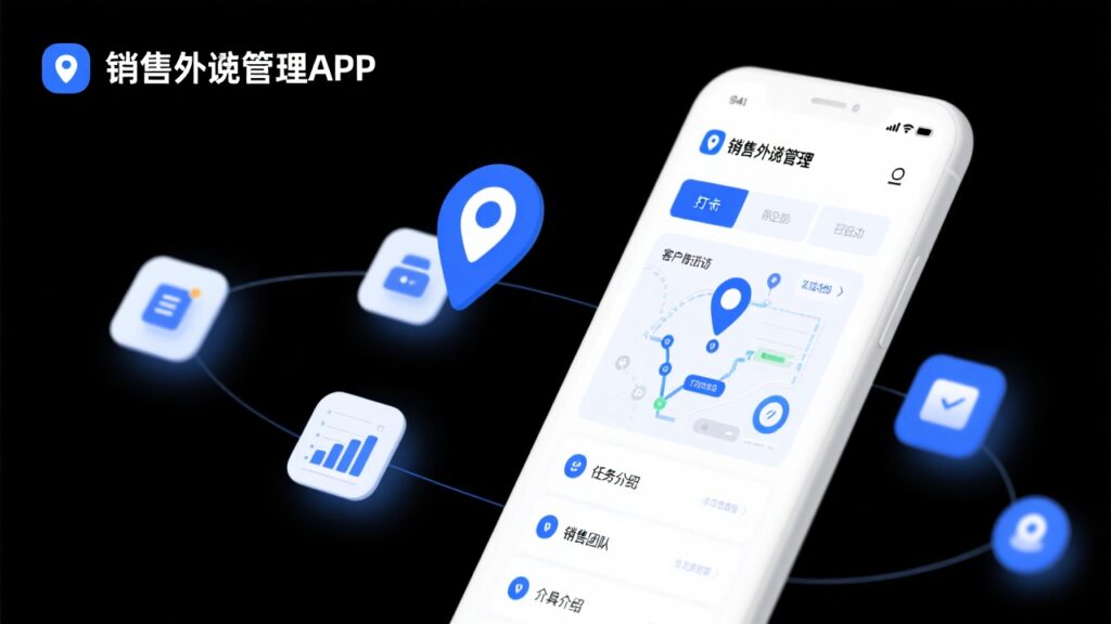 销售外勤管理app有哪些核心功能？盘点主要组成模块