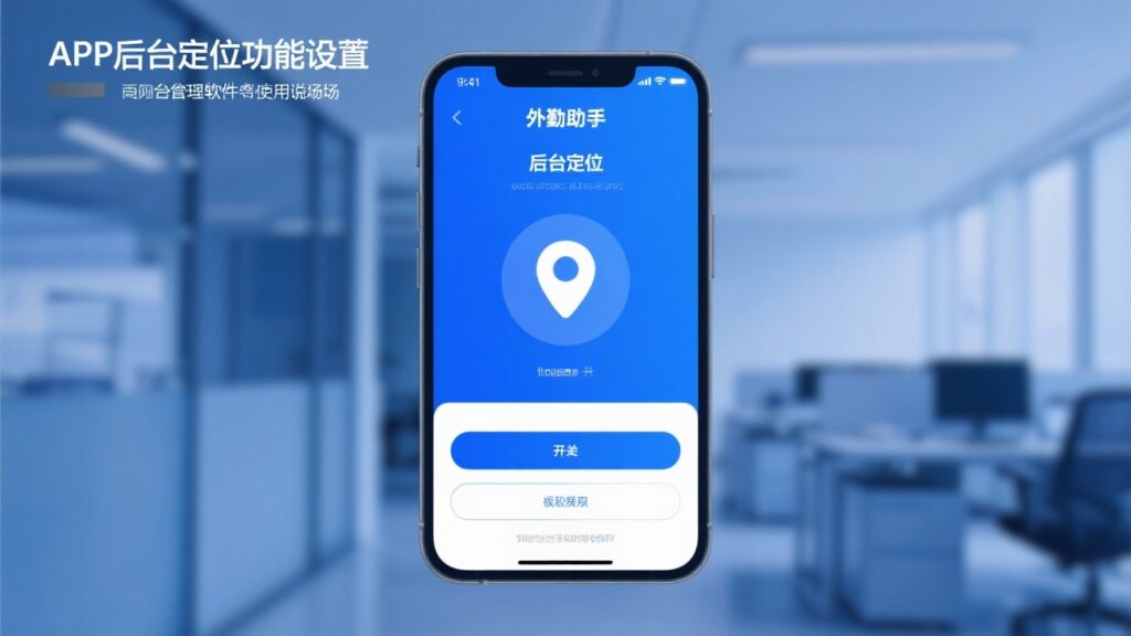 什么是外勤助手的后台定位机制？如何手动关闭？