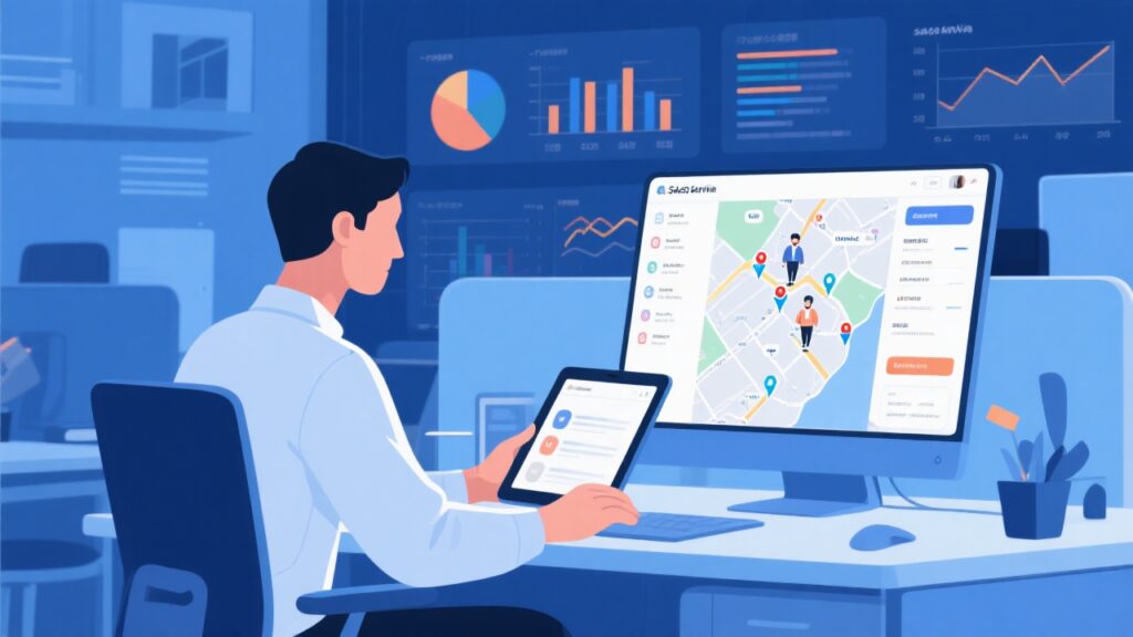外勤业务员管理软件的工作流程怎么运行？从任务派发到数据回收的完整步骤