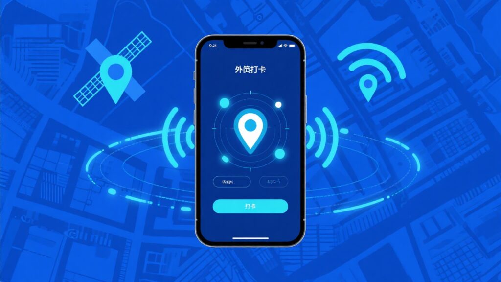 外勤打卡软件怎么运行？GPS定位与网络同步的原理性对比