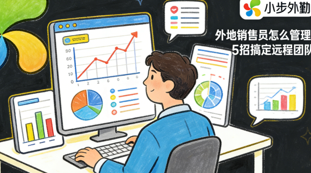 外地销售员怎么管理？5招搞定远程团队