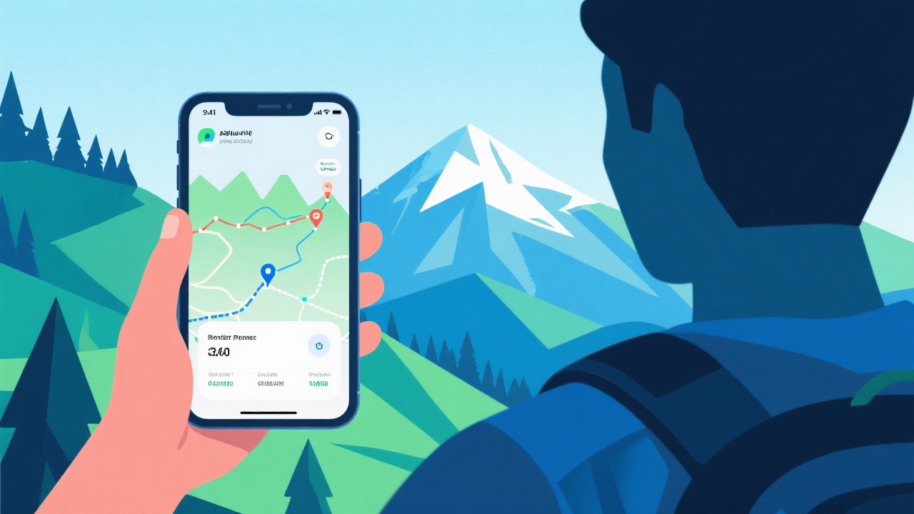 户外徒步记录轨迹app有什么用?盘点5大核心功能与实际作用