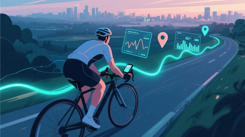 什么是骑行轨迹分析功能？数据背后的运动科学原理解析