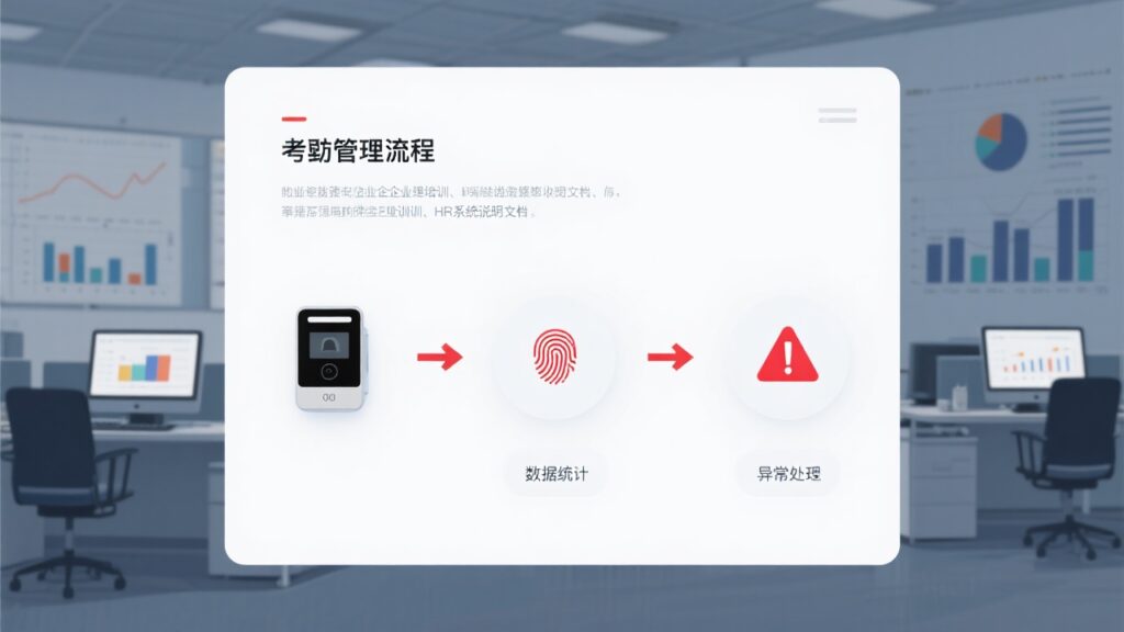 考勤管理流程怎么运行？从数据收集到异常处理的完整步骤