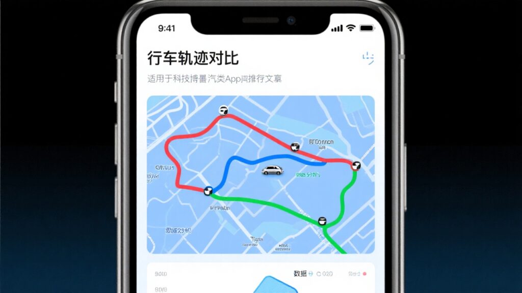 记录汽车行驶轨迹app的类型差异有哪些？对照与比较