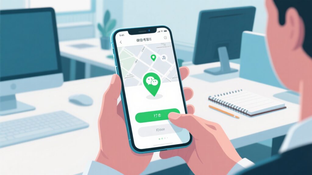 微信考勤实时定位怎么运行？从打卡到定位的完整流程