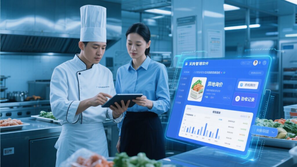 严控采购猫腻：食材采购外勤管理软件，解决异地询价与验收难题