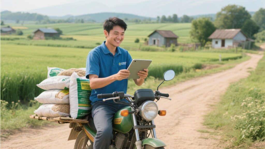 业务下乡跑出业绩！农资行业外勤软件：村镇网点渗透率提升方案