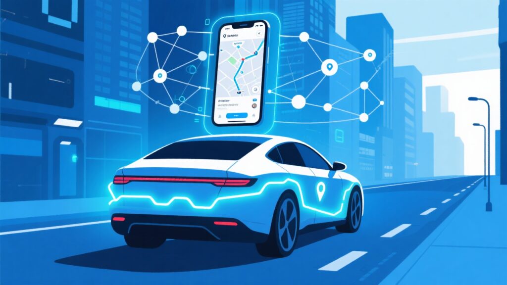 什么是汽车轨迹记录系统？通过app实现的组成与结构