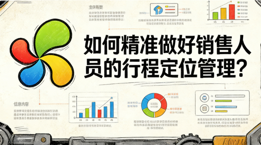 如何精准做好销售人员的行程定位管理？