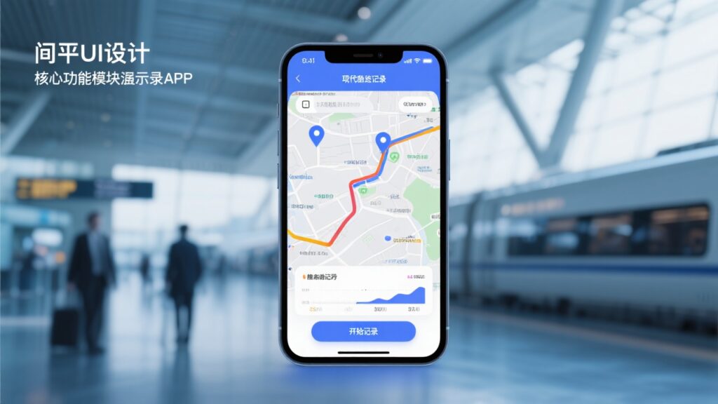 记录出差轨迹的app有哪些核心组成模块？结构拆解