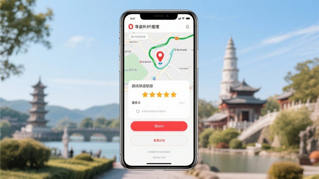 带团导游怎么管？外勤管理软件：路线追踪、服务评价、突发上报