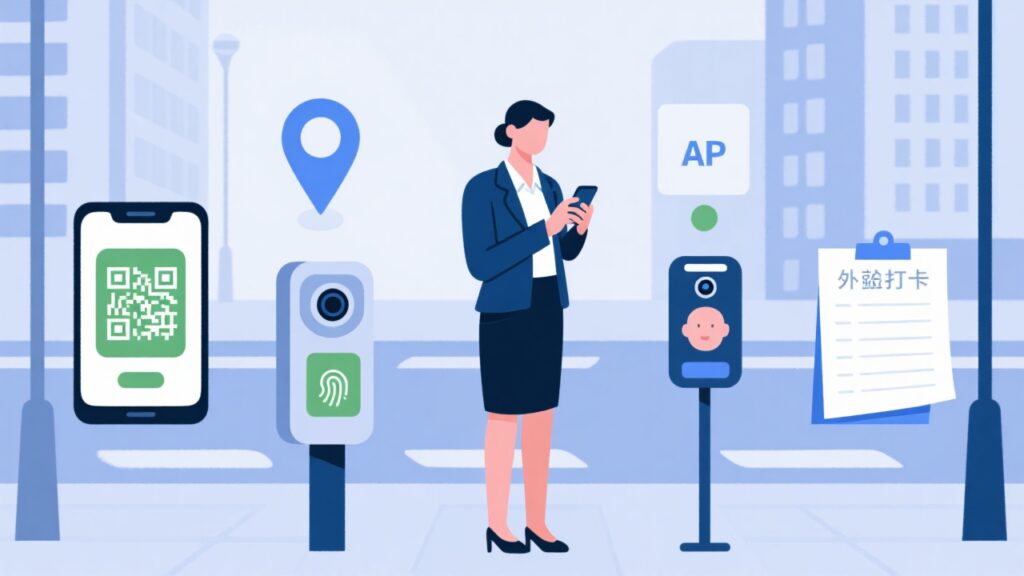 外勤定位打卡的方法有哪些？5种常见类型详解