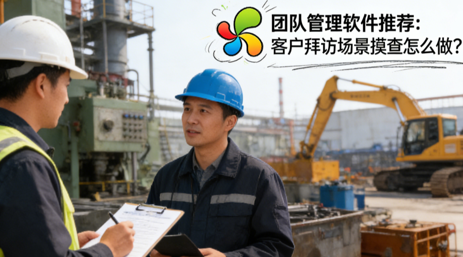 团队管理软件推荐：客户拜访场景摸查怎么做？