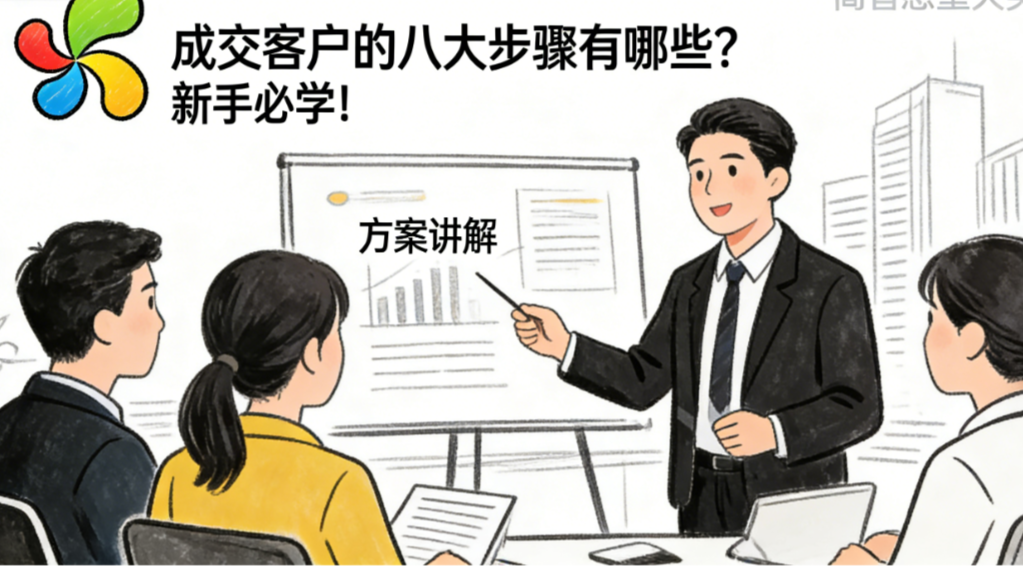 成交客户的八大步骤有哪些？新手必学！