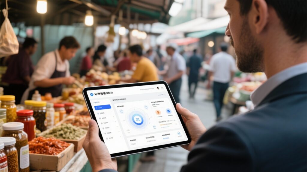 调味品渠道下沉：外勤管理软件，搞定农贸市场与餐饮后厨渗透