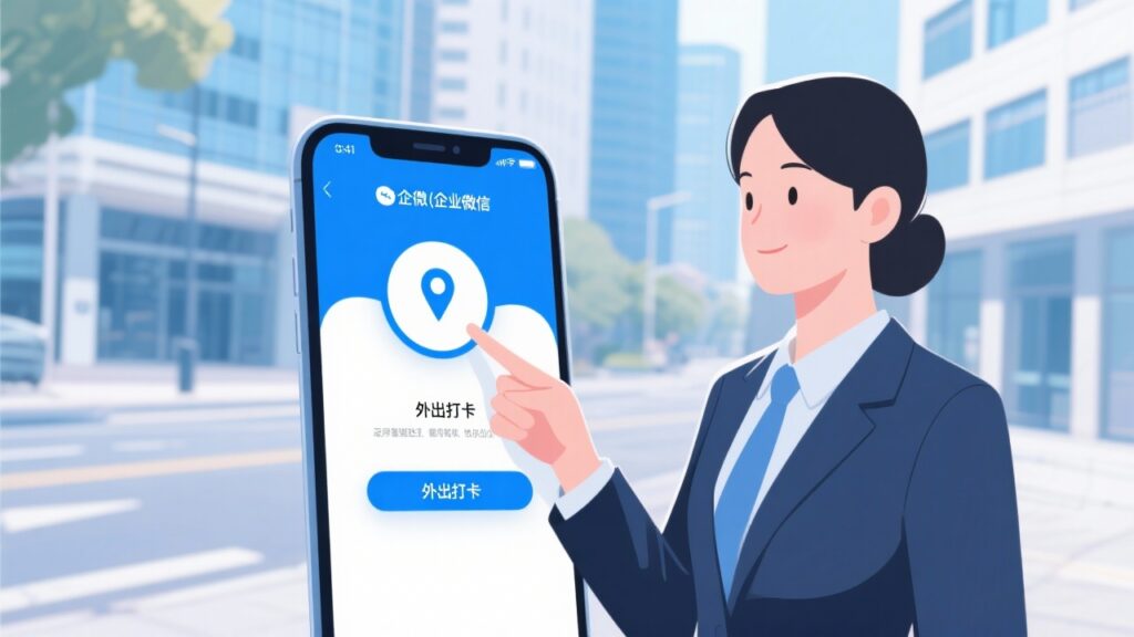 什么是企微业务员外出打卡管理？给新管理员的通俗指南