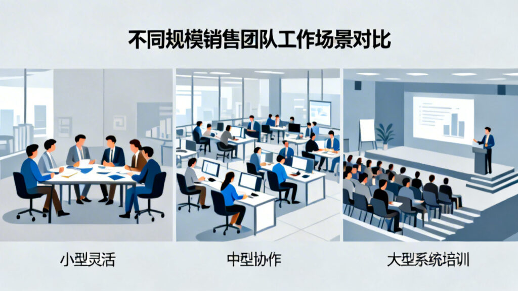 销售人员管理方法的分类：按团队规模如何选择