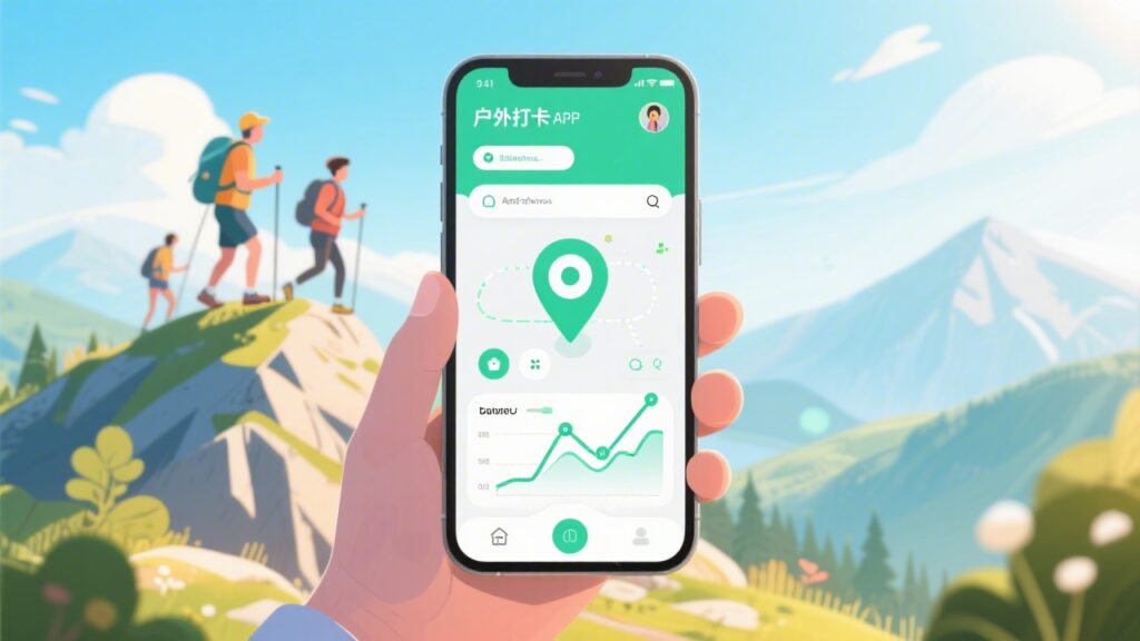 户外打卡app的核心功能有哪些？定位、社交、记录类型详解