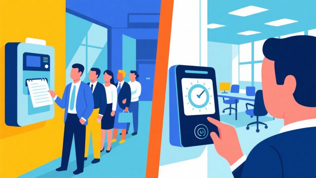 考勤管理的方法与技巧：传统打卡VS智能考勤的区别
