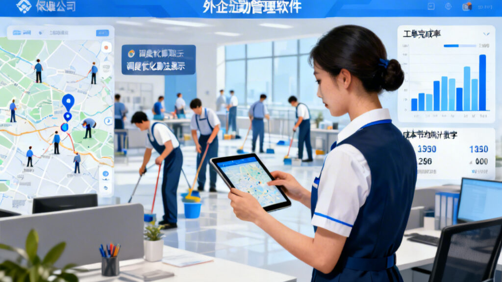 保洁公司负责人必看：外勤管理软件如何降本增效